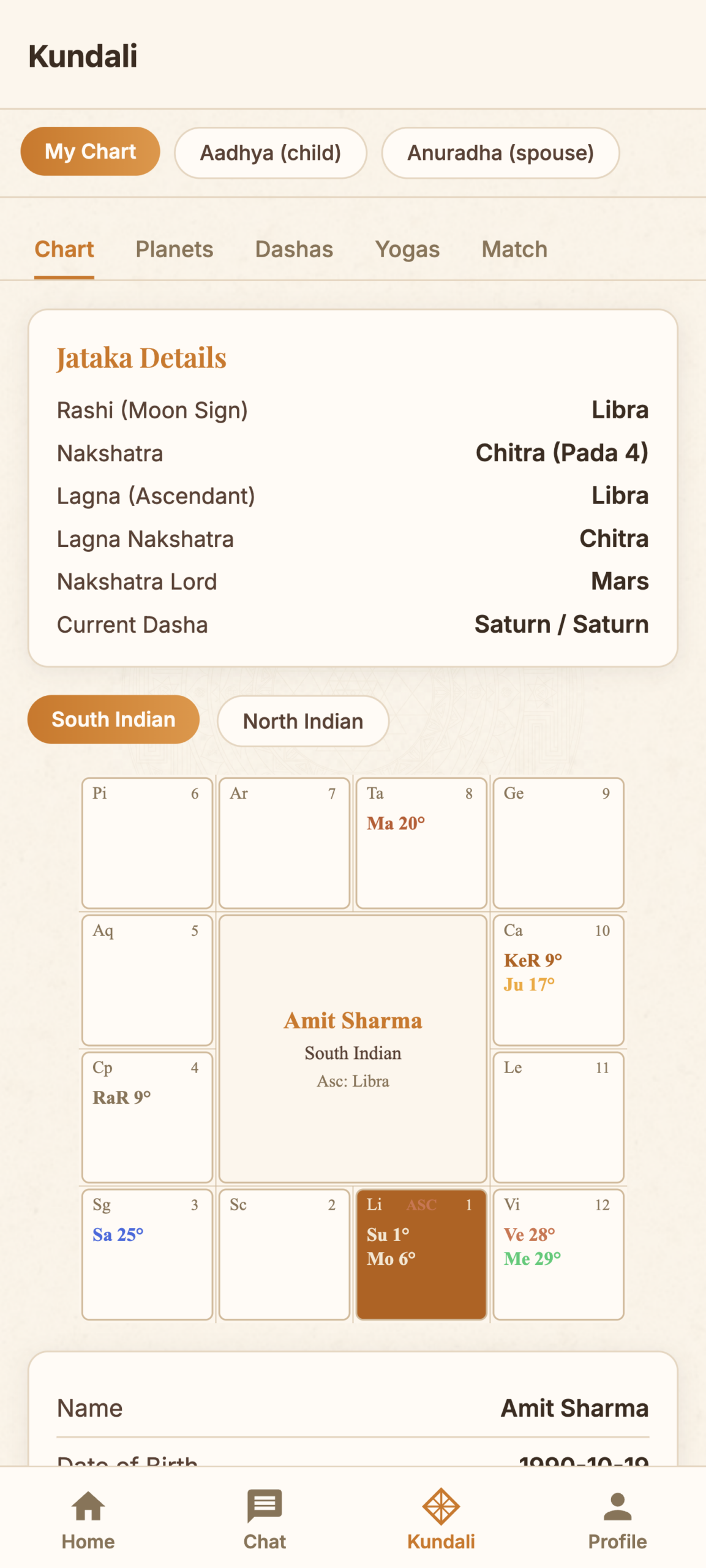 Drishti — Drishti shipped Kundli screenshot